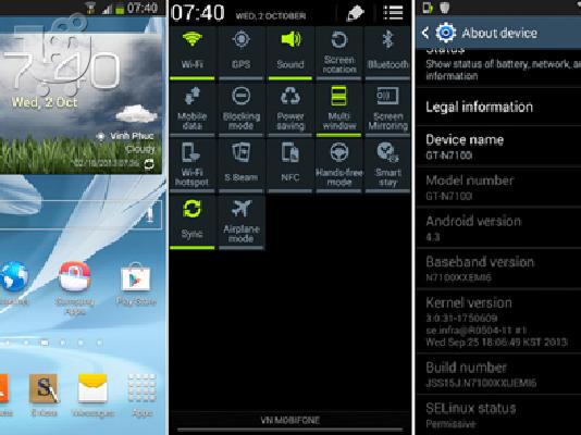 NOTE II SMARTPHONE TABLET 5,5" 3G, 2SIM,WIFI,GPS 1,2 GHZ D.C